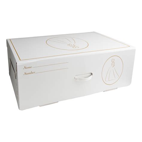 Wedding Dress Storage large Box in white
