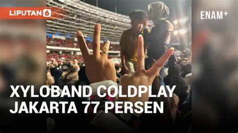 Video Ini Jumlah Resmi Gelang Xyloband Coldplay Yang Dikembalikan Di