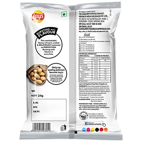 Buy Lays Potato Chips Hot N Sweet Chilli Gm Pouch Online At Best Price Of Rs Bigbasket