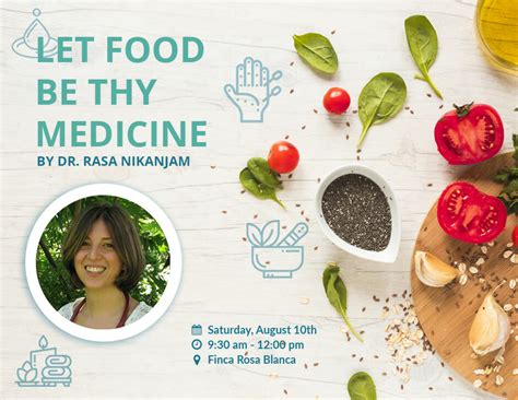 Let Food Be Thy Medicine Professional Womens Network Of Costa Rica