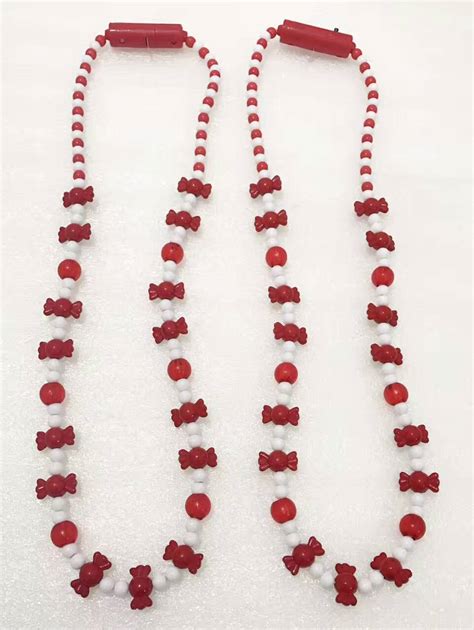 Buy Valentine Led Light Up Beads Necklaces Party Lighting Deco