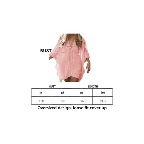 Buy Loritta Womens Beach Bathing Suit Swim Bikini Swimsuit Oversized Cover Up Dresses Online At