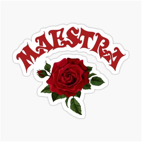 "Maestra" Sticker for Sale by magicdecor | Redbubble