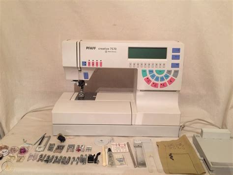 Pfaff 7570 Creative Sewing Machine And Embroidery Unit Wcases Works