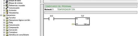 Temporizador TON en S7 200 configuración y bit activación tecnoplc