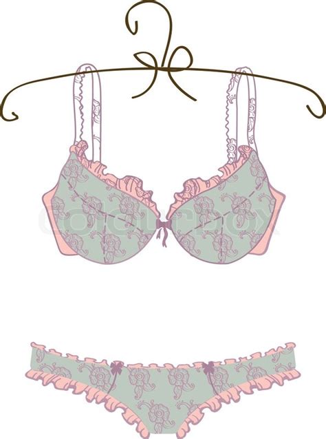 Lingerie Retro Stock Vector Colourbox