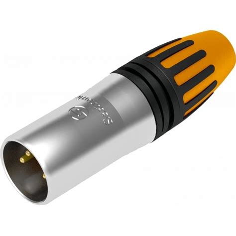 Male Pin Xlr Connector With Metal Body Seetronic Ip Sc Mxxw