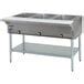 Eagle Group DHT3 240 3 Three Pan Open Well Electric Hot Food Table With Galvanized Base 240V