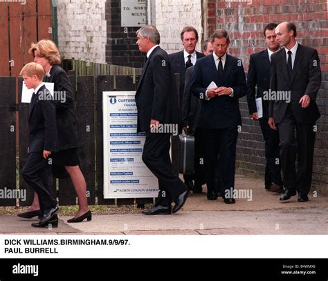 Princess Diana Funeral 6 September 1997 Prince Charles and Prince Stock ...