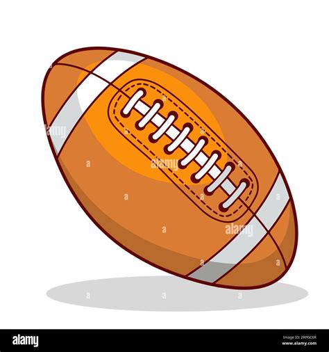 Vector Illustration Of A Rugby Ball Stock Vector Image And Art Alamy