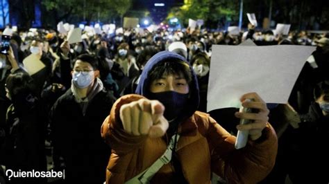 ¿Por qué hay protestas en China? - Quien Lo Sabe