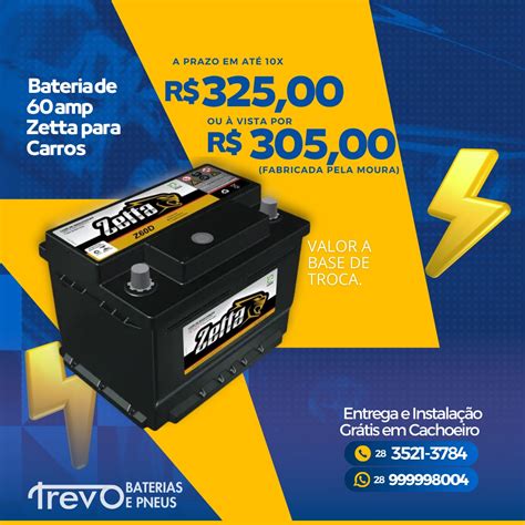 Trevo Baterias - Baterias Trevo Cachoeiro de Itapemirm - Baterias e Pneus