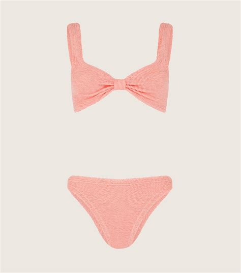 Hunza G Bonnie Bikini In Pink Lyst
