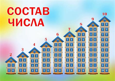 Состав Числа 11 Домики Картинки —