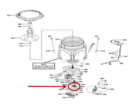 Ge Gtw335asn1ww Washing Machine Parts