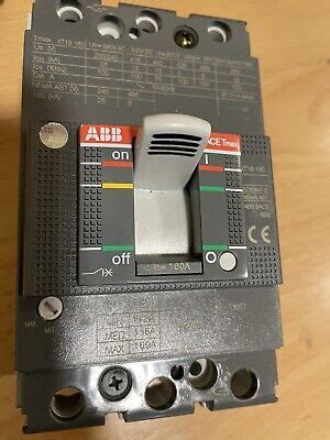 ABB Sace Tmax XT1B 160 Circuit Breaker Shutter Release 160A 3P ...