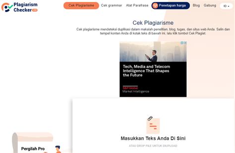 Situs Web Untuk Cek Plagiarisme Gratis Online Mudah Akurat