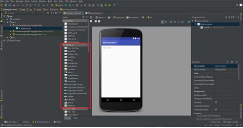 Android Beginner Creating App Using Widgets In Android Studio