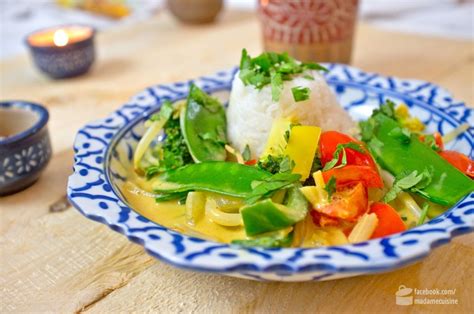 Rotes Thai Curry Mit Huhn Madame Cuisine