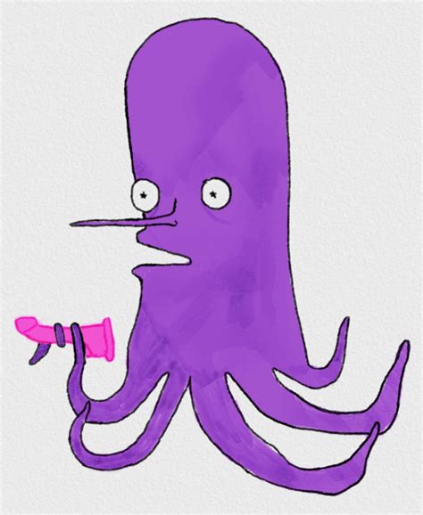 This Purple Elephant Holding A Bright Pink Dildo R MakeMeSuffer