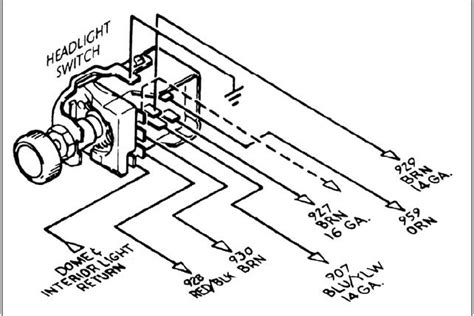 1957 Chevy Truck Headlight Switch Wiring Diagram - Wiring Diagram