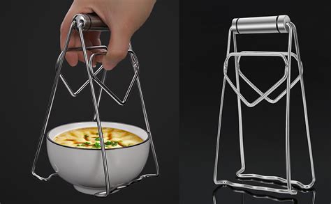 Amazon SPTECHMAKE Stainless Steel Anti Hot Bowl Dish Plate Gripper Clip Clamp Holder For
