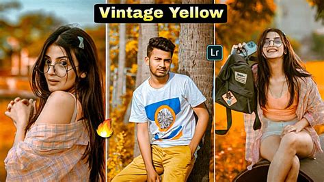 Vintage Yellow Preset Lightroom Mobile Download Free Pabitra Editography