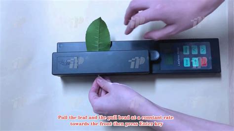 Portable Leaf Area Meter Ymj A B Youtube