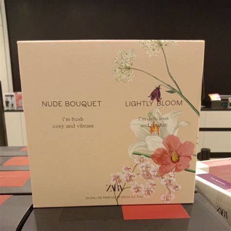 Jual Parfum Cewek Gift Set Original Zara Nude Bouquet Lightly Bloom Edp Ml Ml Ori Zara