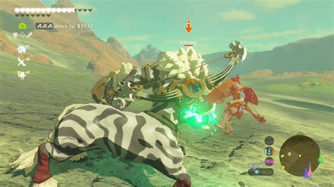 Breath Of The Wild White Maned Lynel Fight Eldin Region Youtube