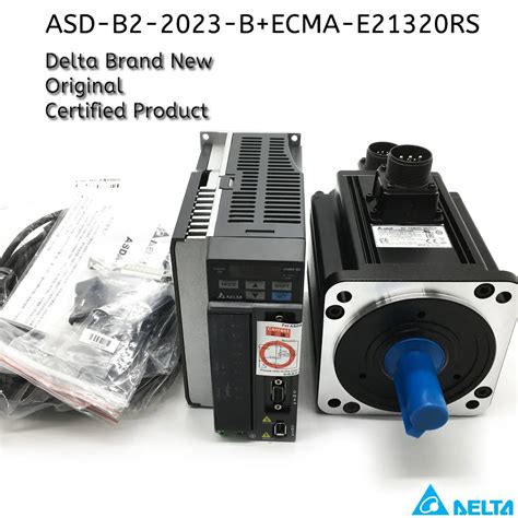 Delta 2KW AC Servo Motor Driver Kit 3PH 220V 2000rpm 9 25Nm 130mm ASD