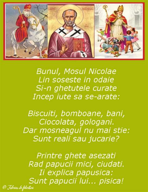 Imagine Poezie Bunul Mosul Nicolae Felicitari De Sfantul Nicolae