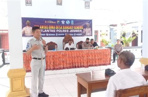 Jasa Raharja Jember Bersama Tim Pembina Samsat Jember Sosialisasi Di