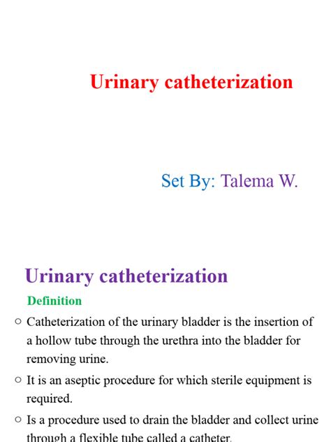 urinary catheterization  urinary tract infection urinary system