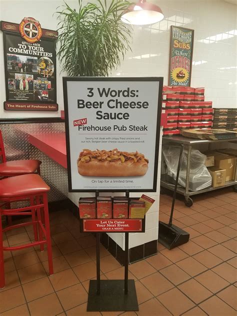 Menu At Firehouse Subs Central Park Fast Food Fredericksburg Carl D Silver Pkwy