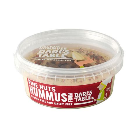 Buy Daris Table Pine Nut Hummus Dip 200g Coles