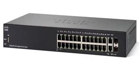 Black Cisco Sg250 26p 26 Port Gigabit Poe Smart Switch At Rs 28626 In