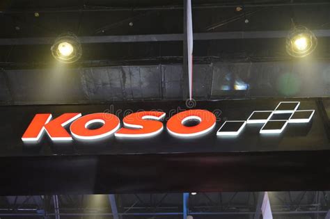 Koso Booth Signage At Inside Racing Bike Festival In Pasay Philippines