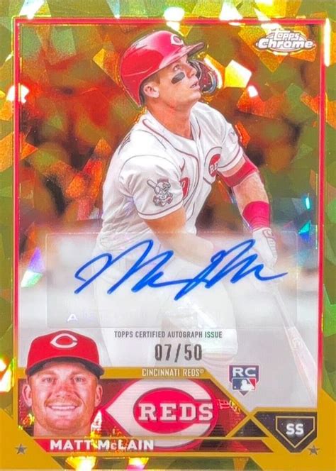 Matt Mclain Topps Chrome Update Sapphire Edition Usa Mmc