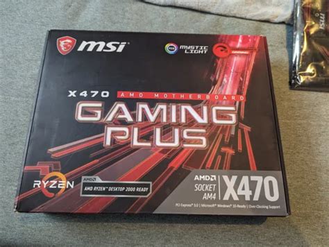 Msi X470 Gaming Plus Socket Am4 Amd Motherboard £9495 Picclick Uk
