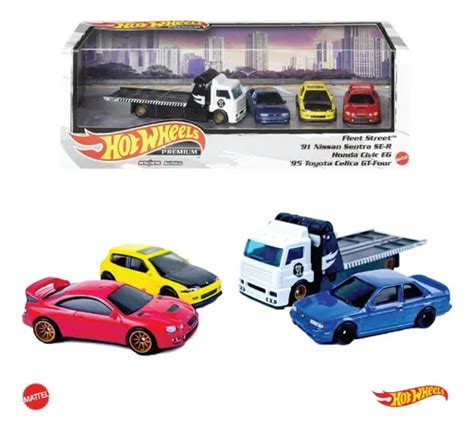 Hot Wheels Premium Fleet Street Diorama Box Caixa Jdm Civic Frete Gr Tis