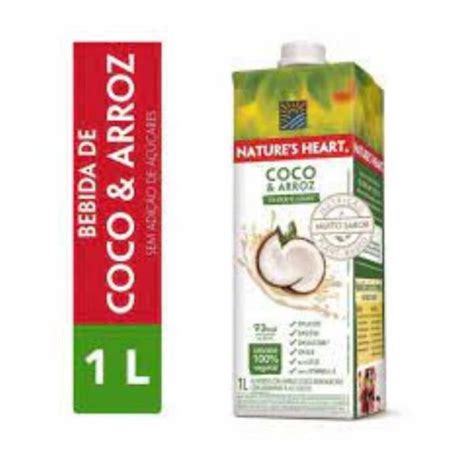 Bebida Vegetal Natures Heart 1l Coc Arroz Super Primavera