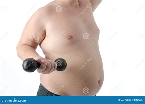Episodes Fat Man Naked And Dressed Stock Photo Image Of Delight Strength