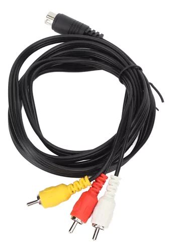 Cable Mini Din De 9 Pines A 3 Rca De Macho A Macho Niquelado Envío gratis