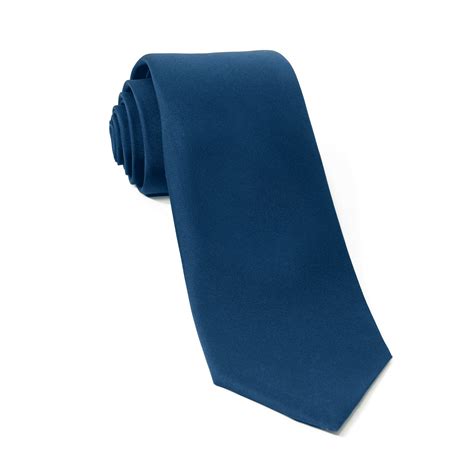 Solid Silk Tie - Blue - Trump Store