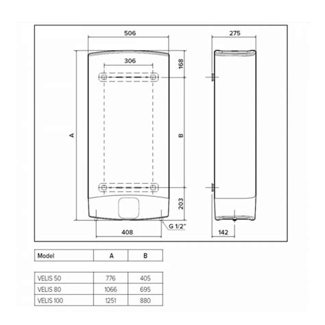 ARISTON Velis Evo Emajl Bojler 100 Litara Triniti