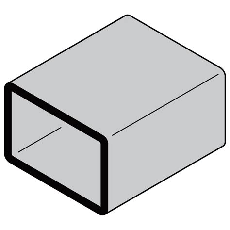 rectangular hollow section cut   size