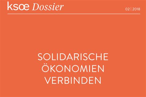 Solidarische Ökonomie verbinden