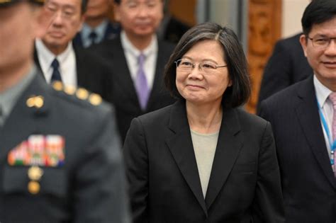 Taiwan S President Tsai Ing Wen Arrives In The Us Defying Beijing S