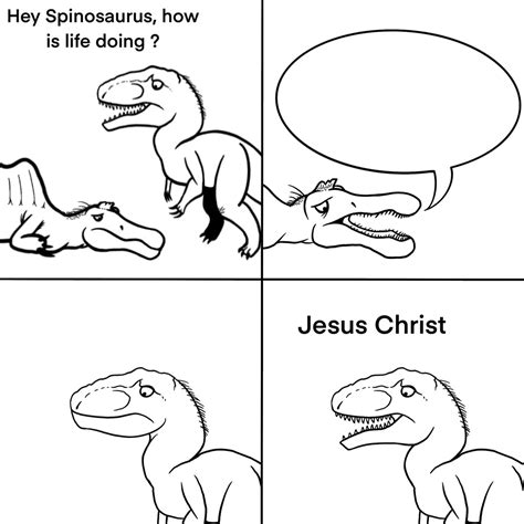 Spinosaurus Literally Too Big To Walk Blank Template Imgflip